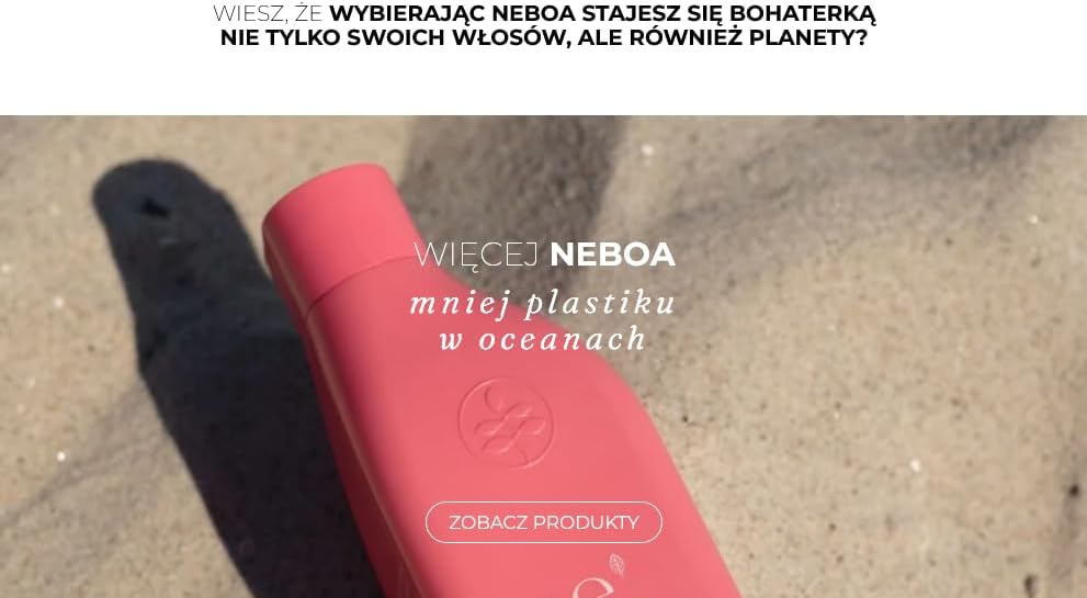 NEBOA Express Effect, Naturalny Szampon do Włosów, Wegański, 93% Naturalny, 300ml