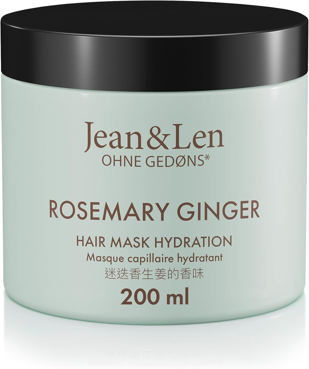 Jean & Len Rozmaryn i imbir, maska do włosów silnie zniszczonych