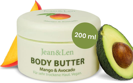 Jean & Len Egzotyczne masło do ciała, mango i awokado